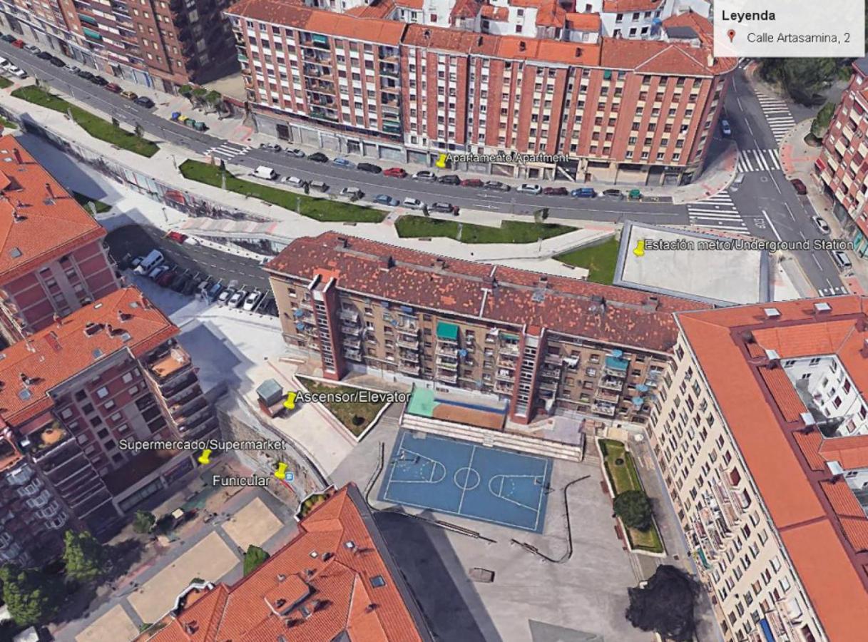 Apartmán Calida Vivienda Turistica Centrica Junto Al Funicular Y Metro Bilbao Exteriér fotografie